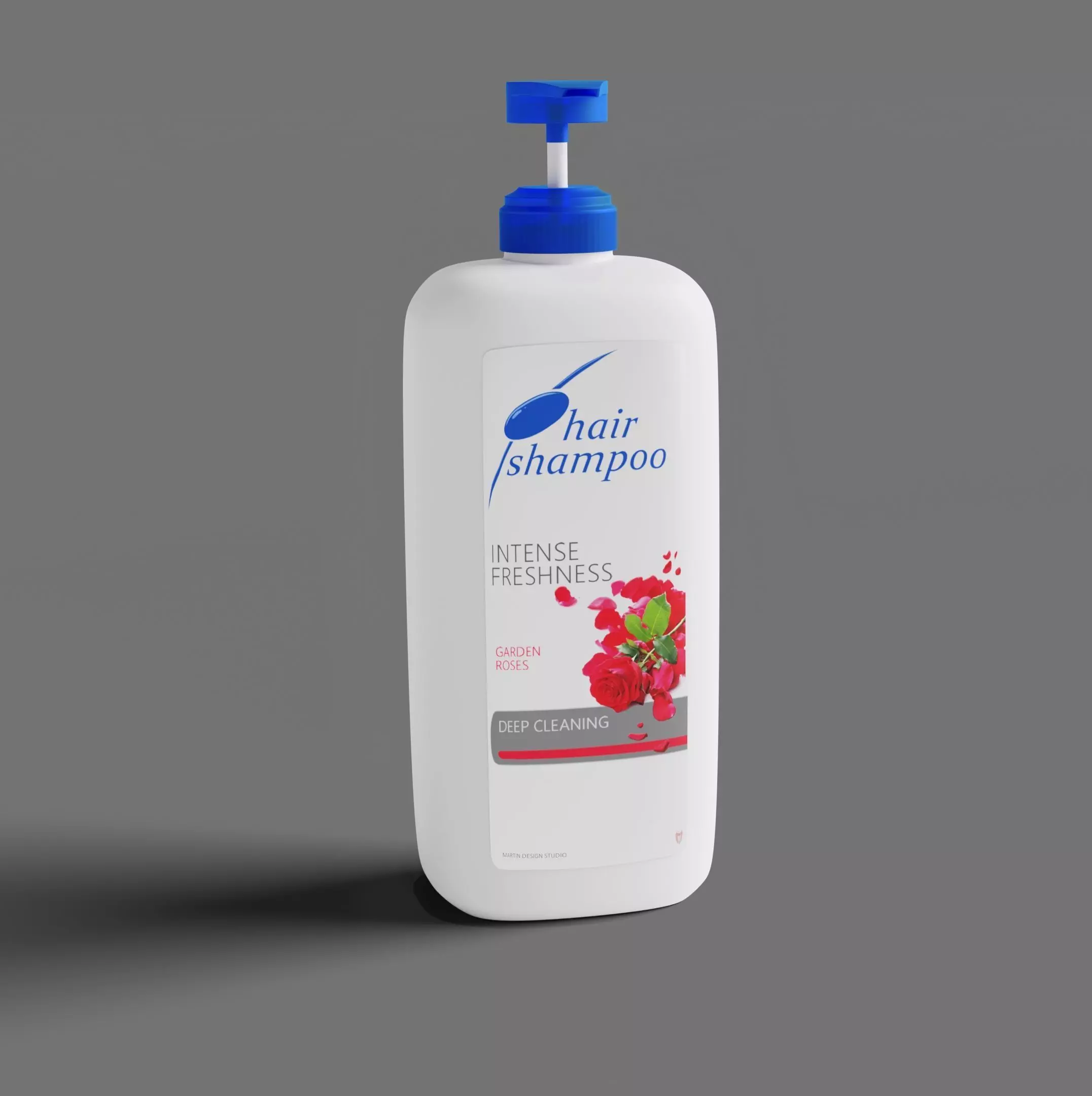 Shampoo bottle 3D model_0