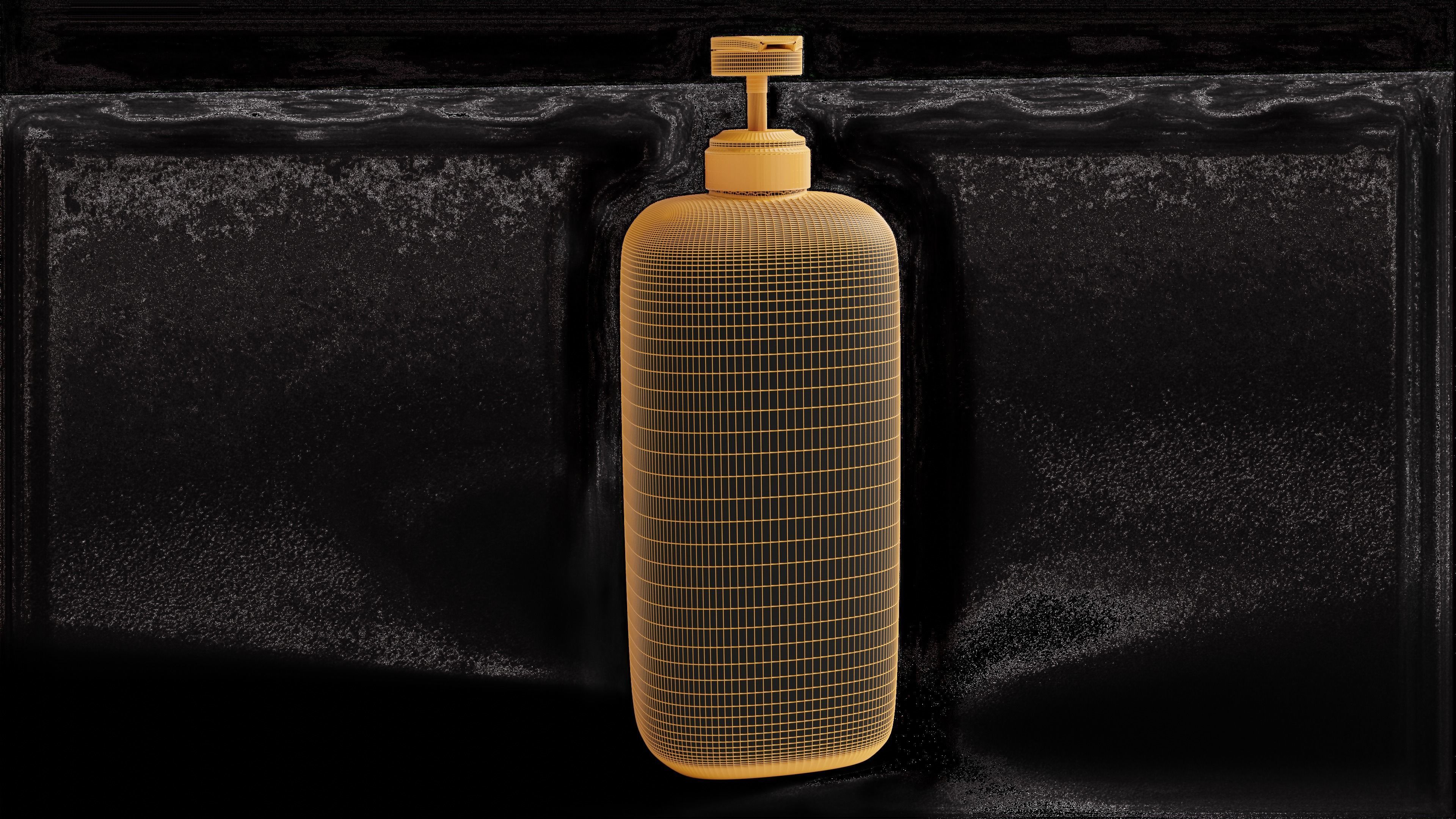 Shampoo bottle 3D model_6