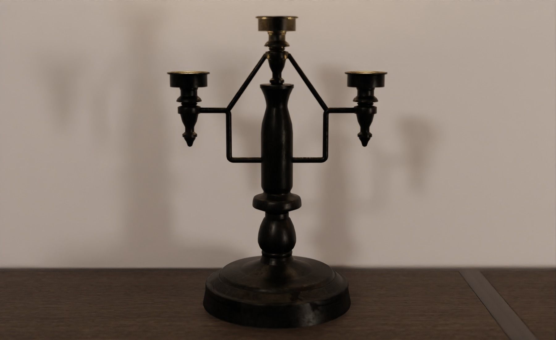 Halloween Three Candle Holder 3D model_2