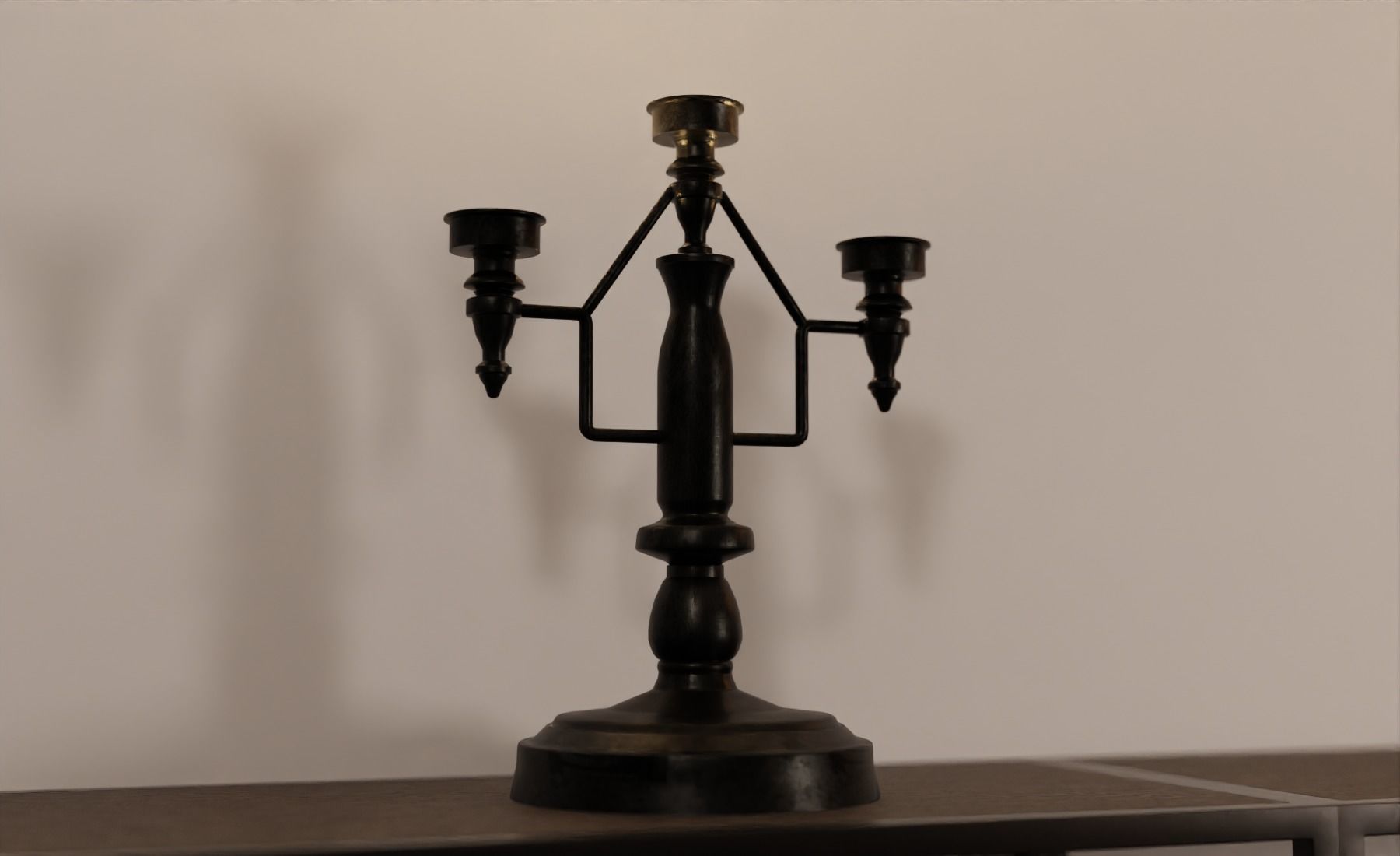 Halloween Three Candle Holder 3D model_1