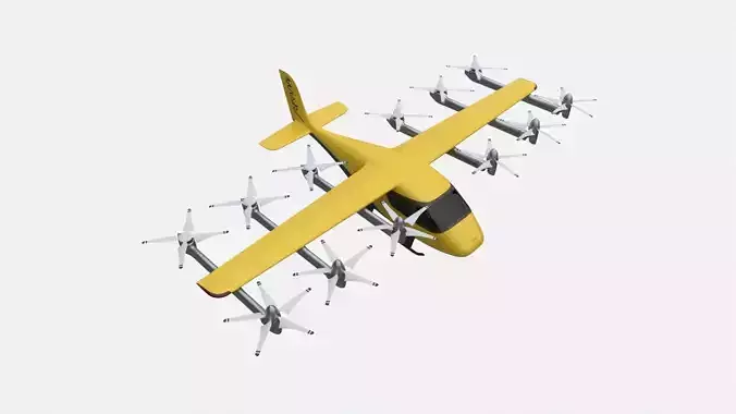 Wisk Generation 6 Aircraft 3D model