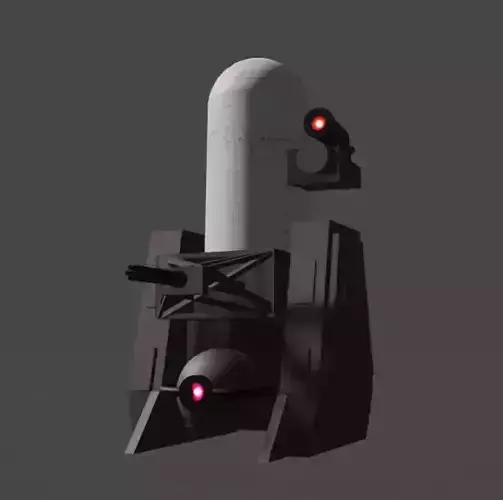 Phalanx CIWS Antiaircraft Gatling Gun 