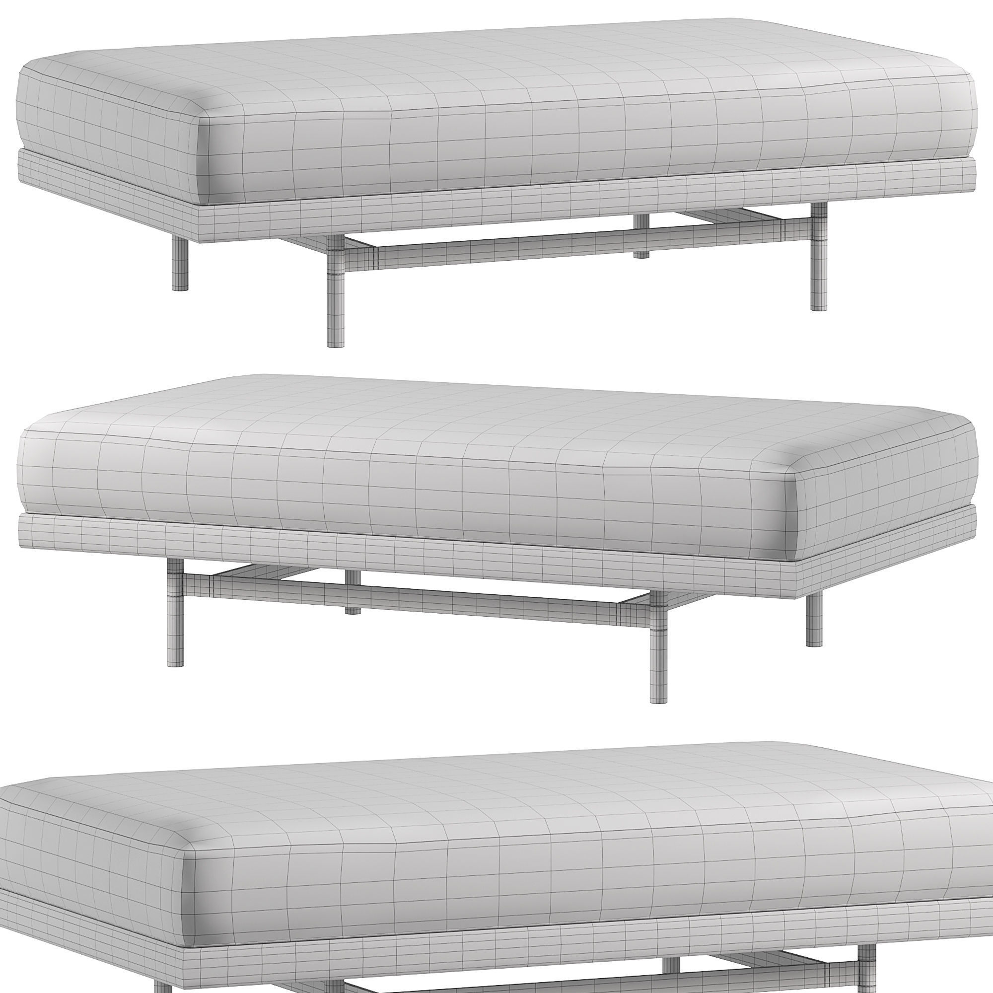 STEWART POUF PUFIK BY LASKASAS COLLECTION 3D model_3