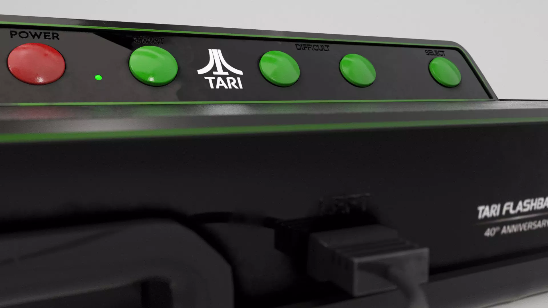 Retro video game console 3D model_6