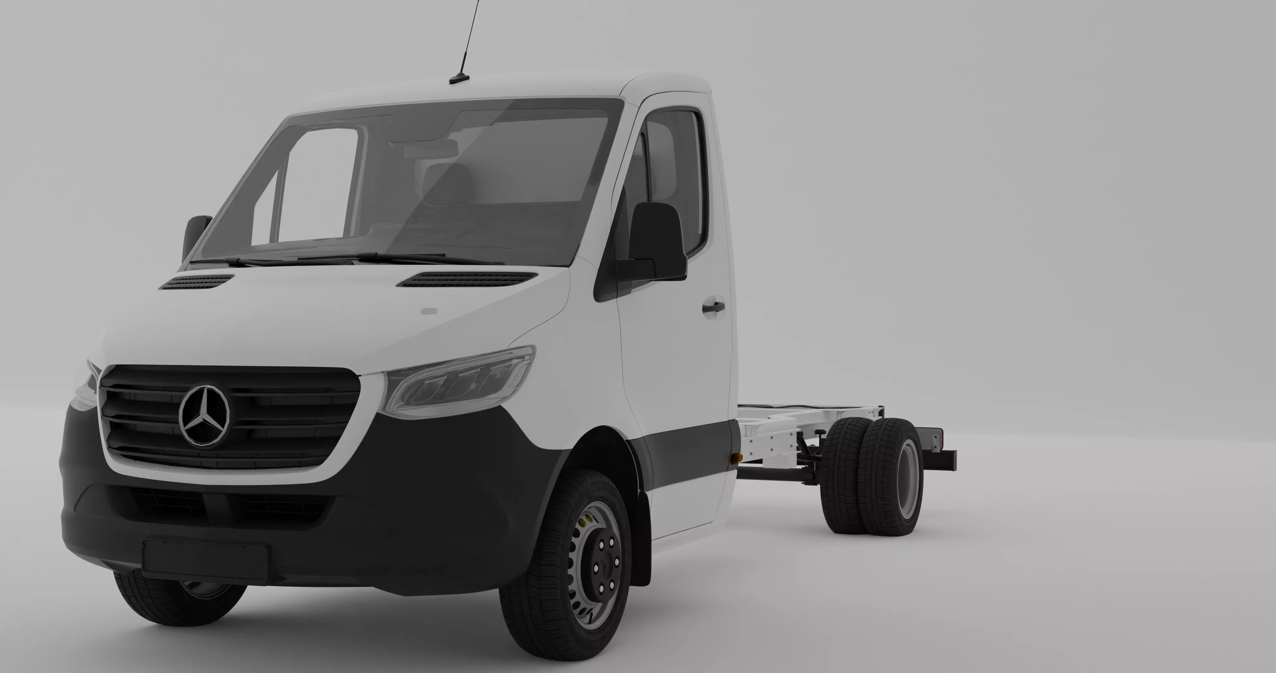 Mercedes-Benz Sprinter 316 CDI Single Cab 3D model