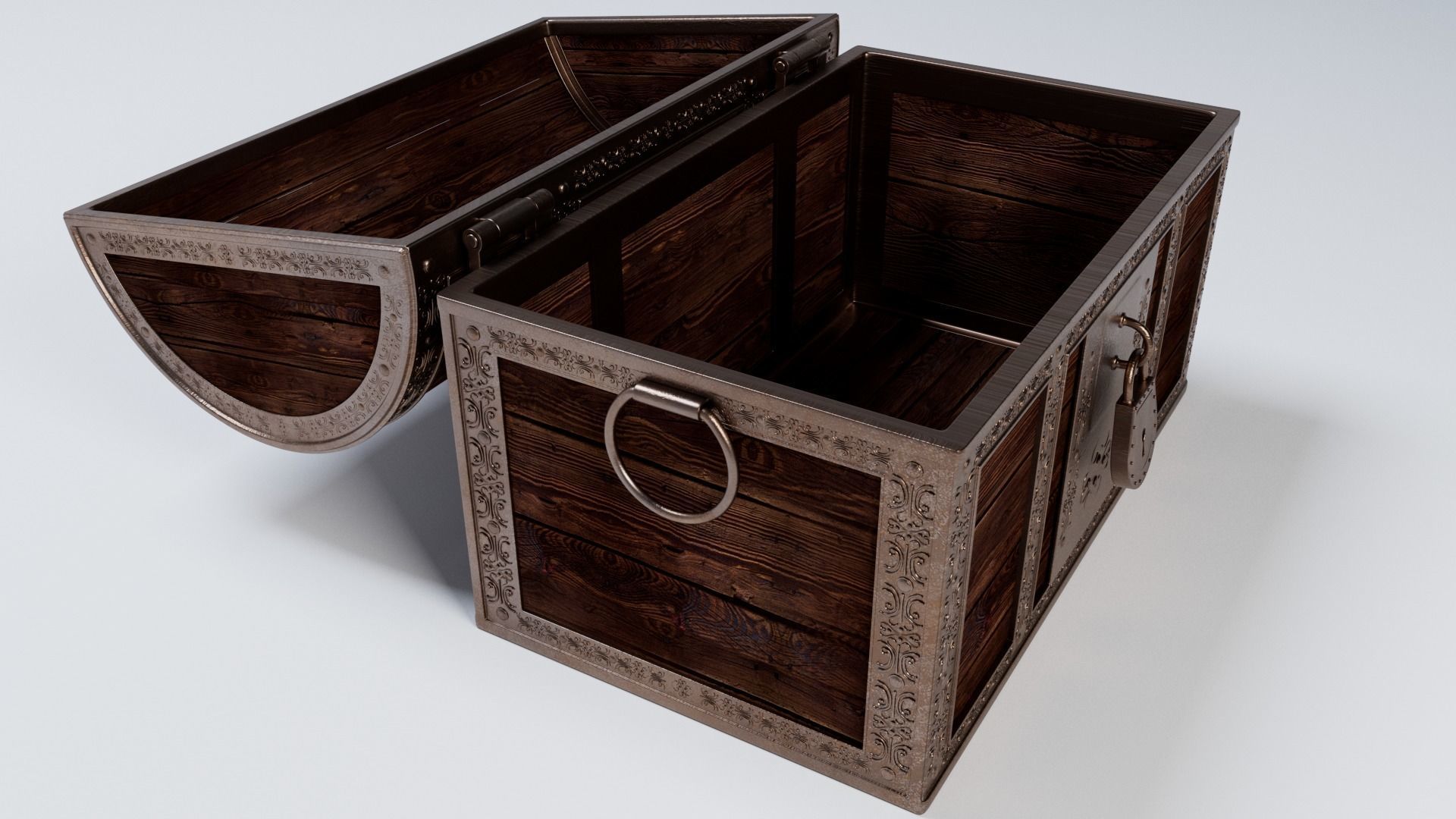 Treasure Chest 3D model_13