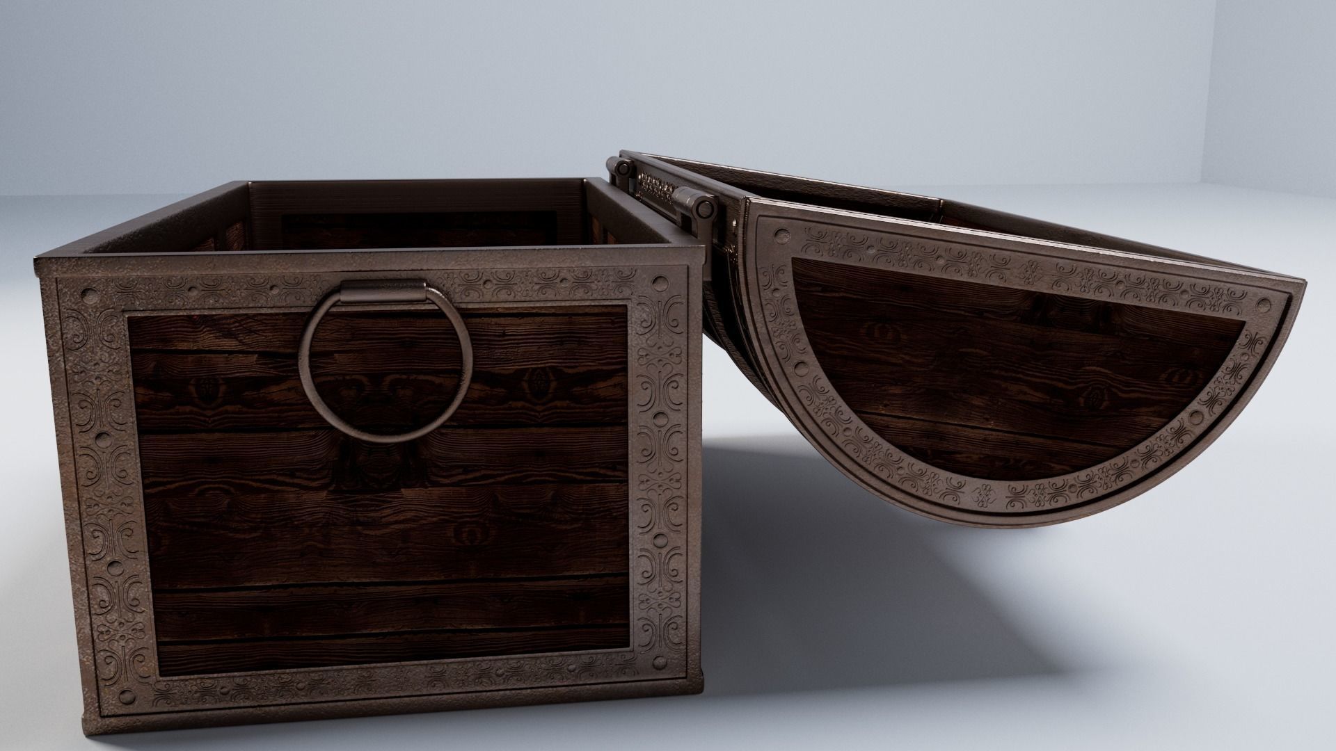 Treasure Chest 3D model_11