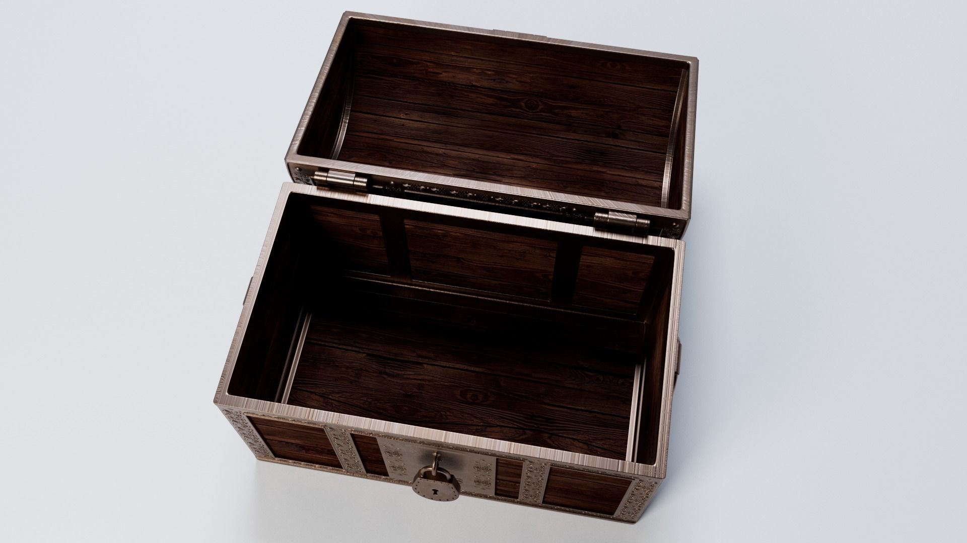Treasure Chest 3D model_12