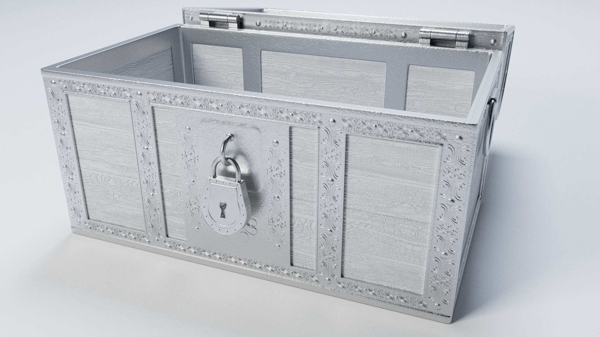 Treasure Chest 3D model_2