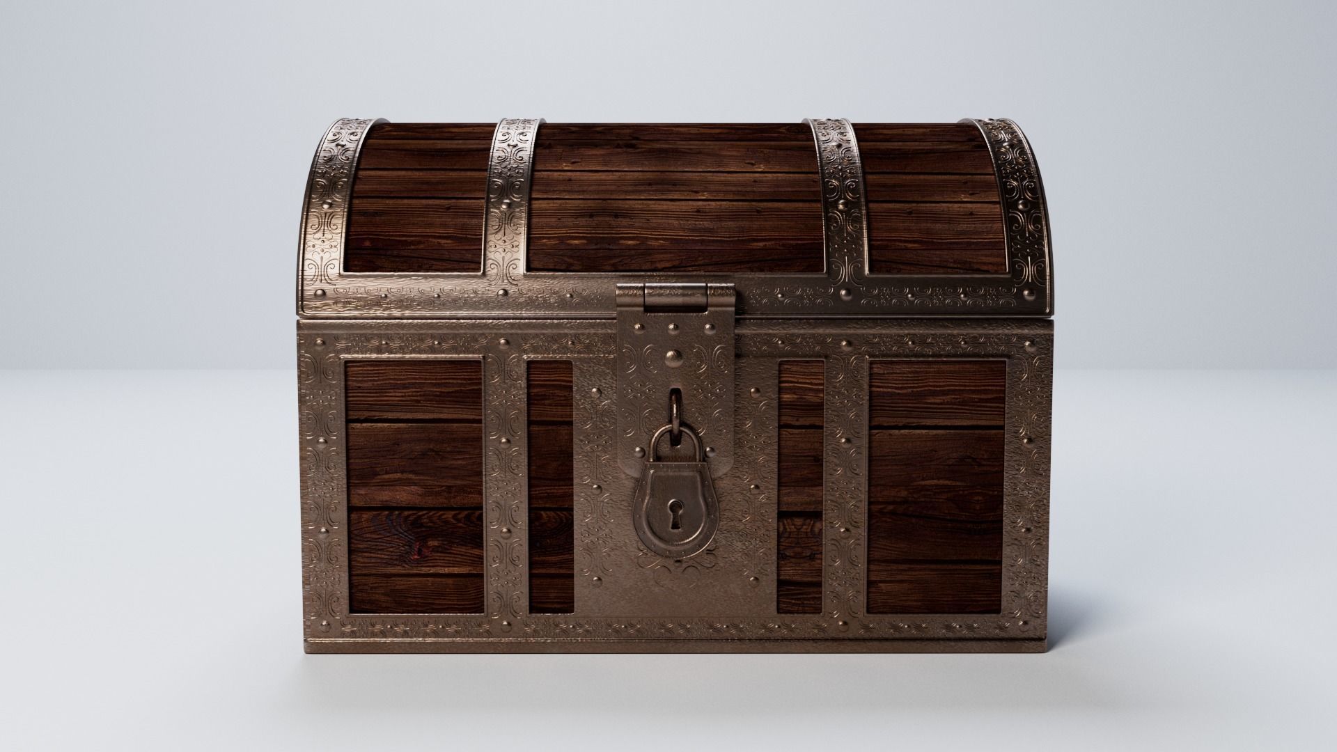 Treasure Chest 3D model_7