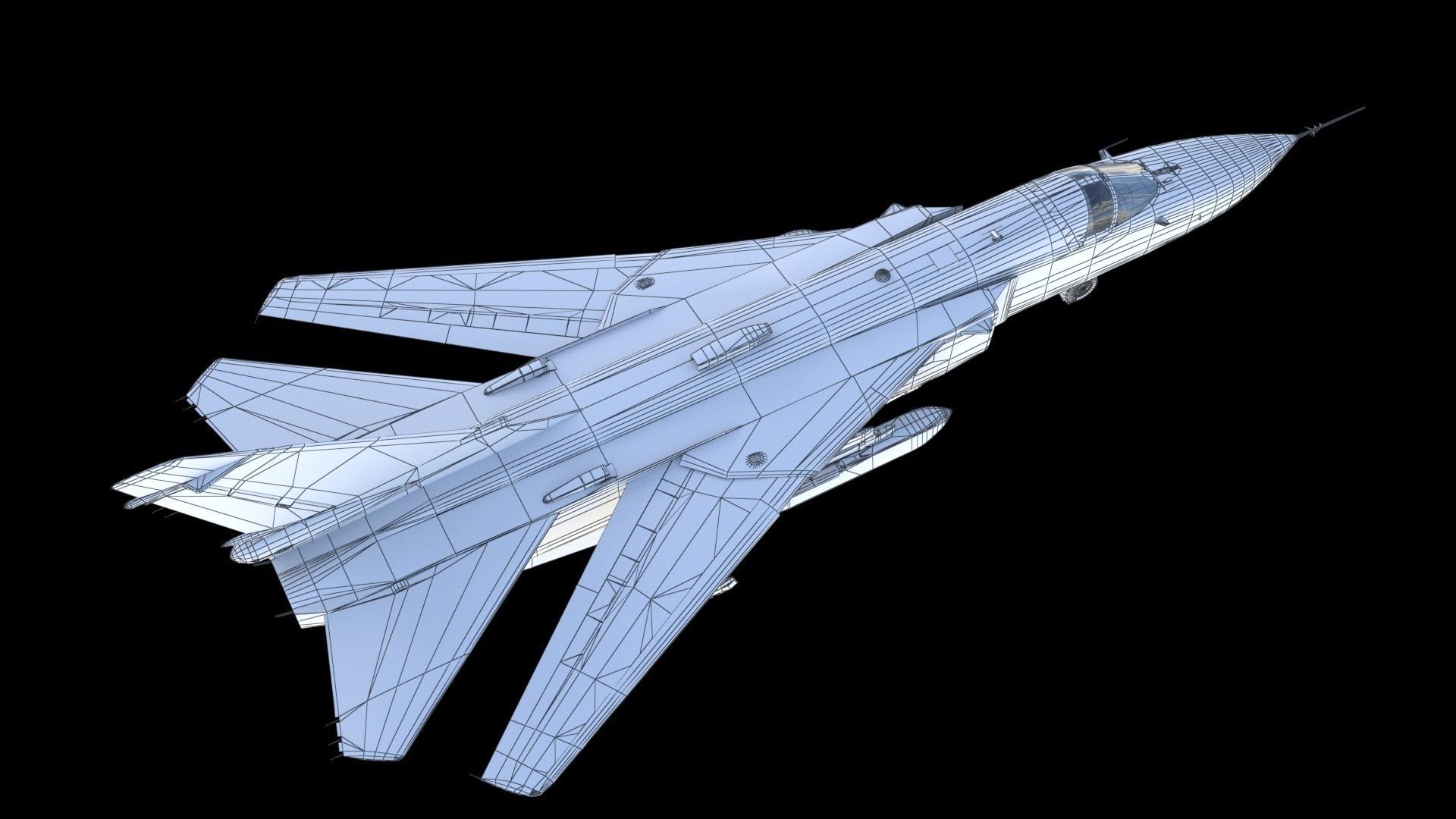 Su-24 Storm shadow  SCALP EG 3D model_19