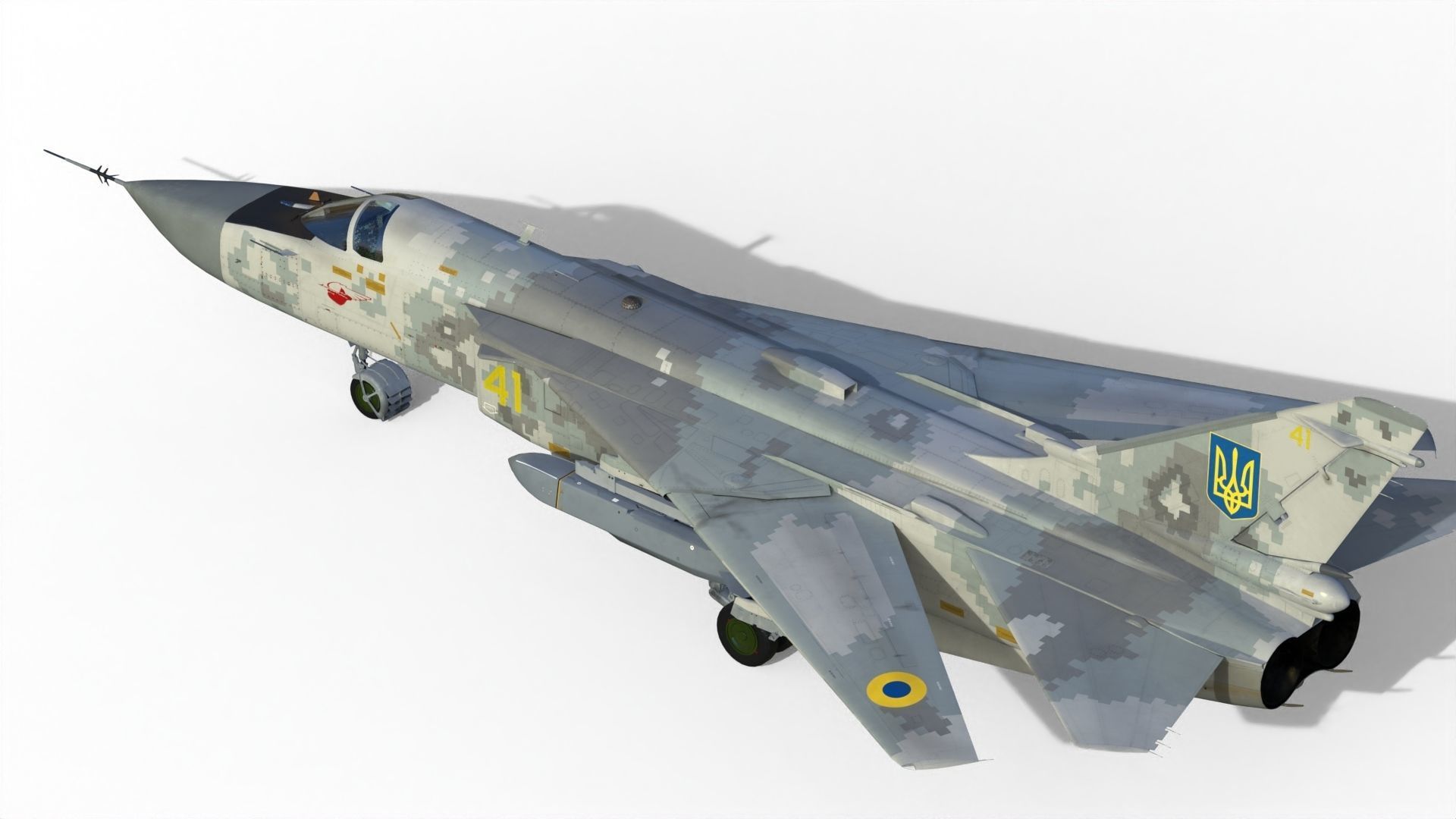 Su-24 Storm shadow  SCALP EG 3D model_7