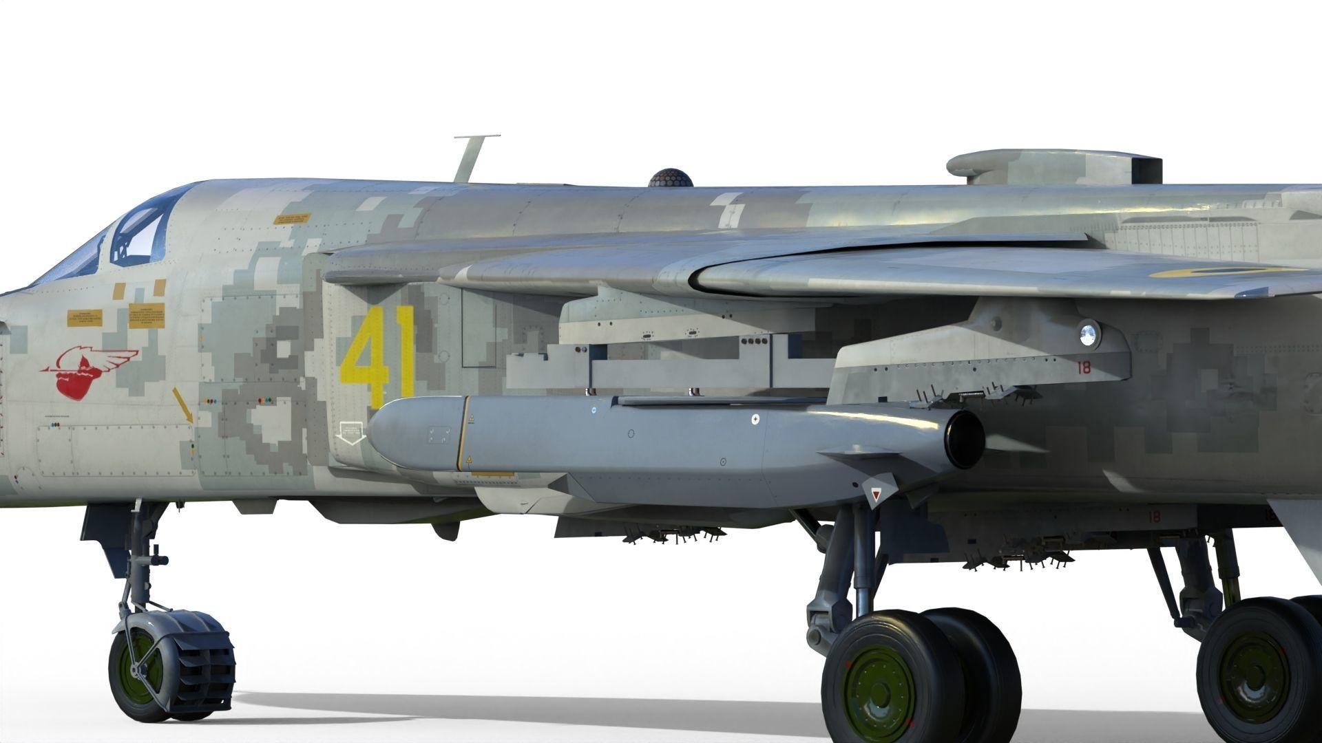 Su-24 Storm shadow  SCALP EG 3D model_6
