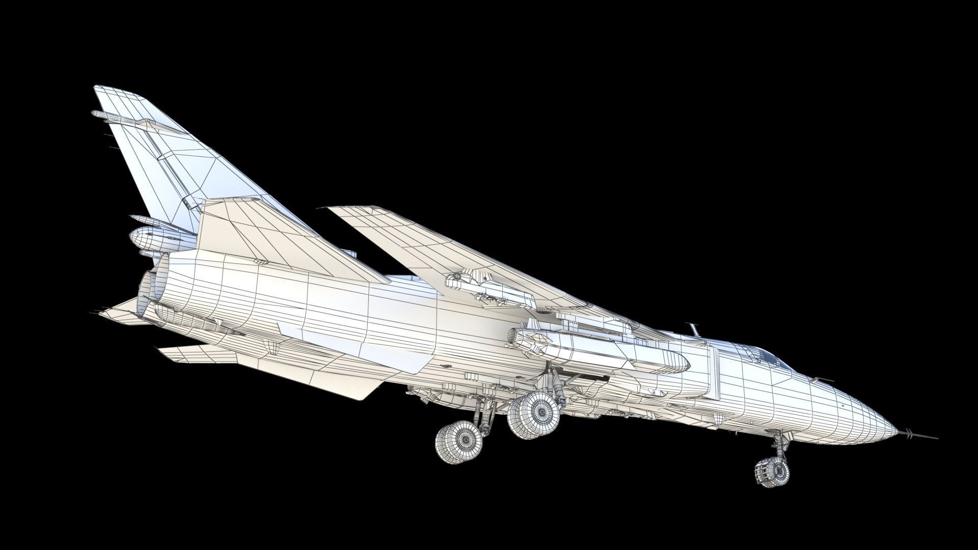 Su-24 Storm shadow  SCALP EG 3D model_17