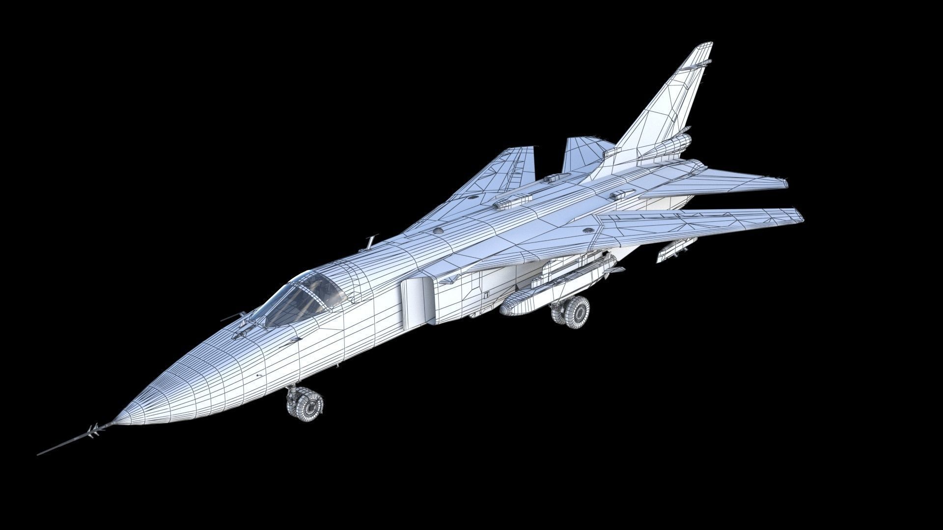 Su-24 Storm shadow  SCALP EG 3D model_16