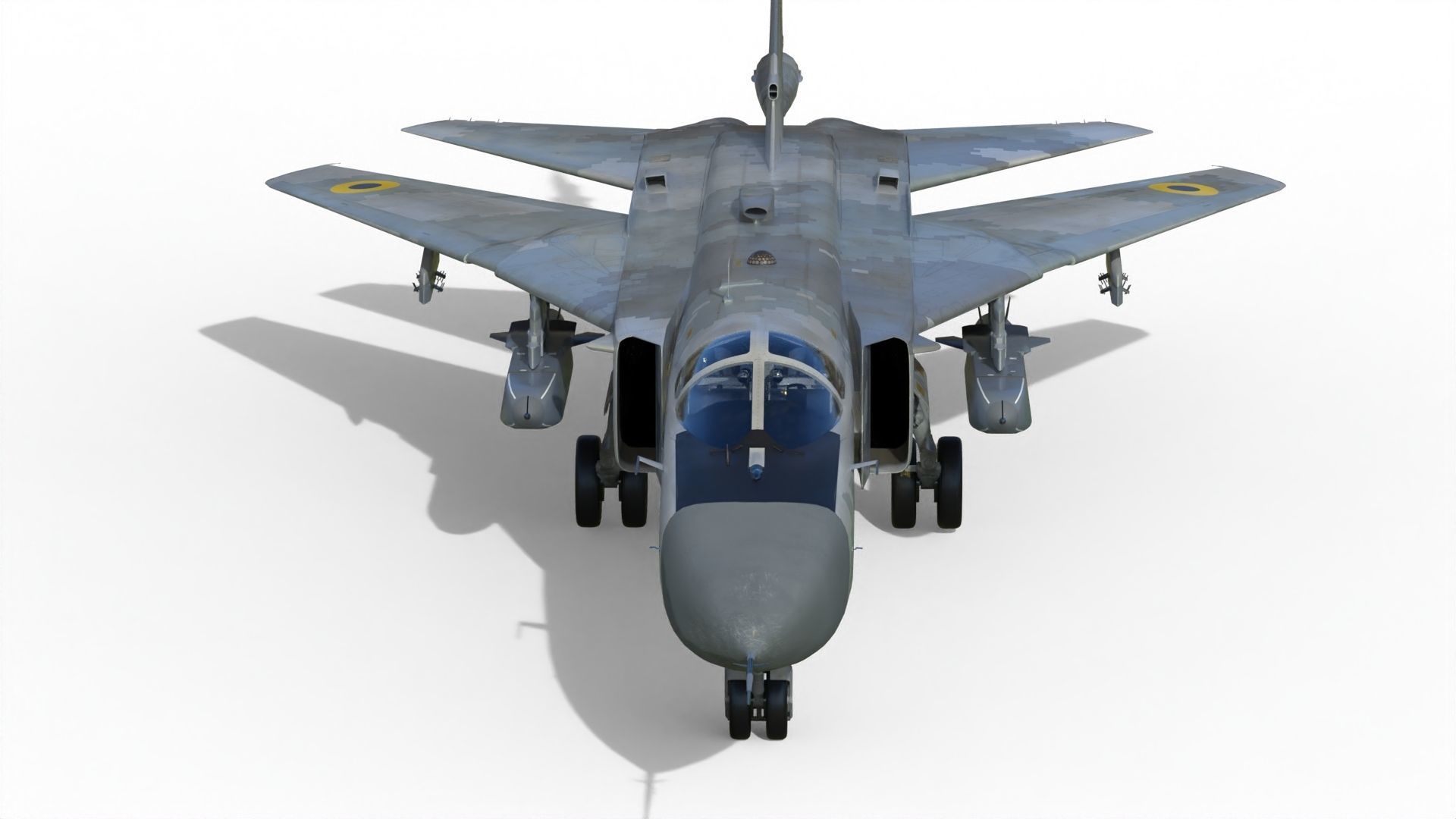 Su-24 Storm shadow  SCALP EG 3D model_9