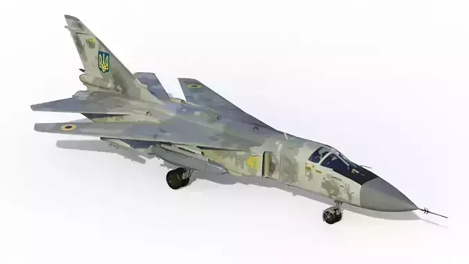 Su-24 Storm shadow  SCALP EG 3D model