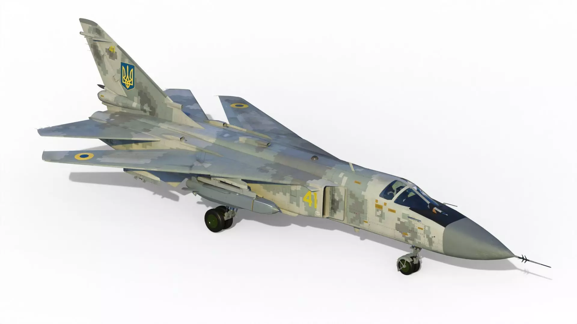 Su-24 Storm shadow  SCALP EG 3D model_0