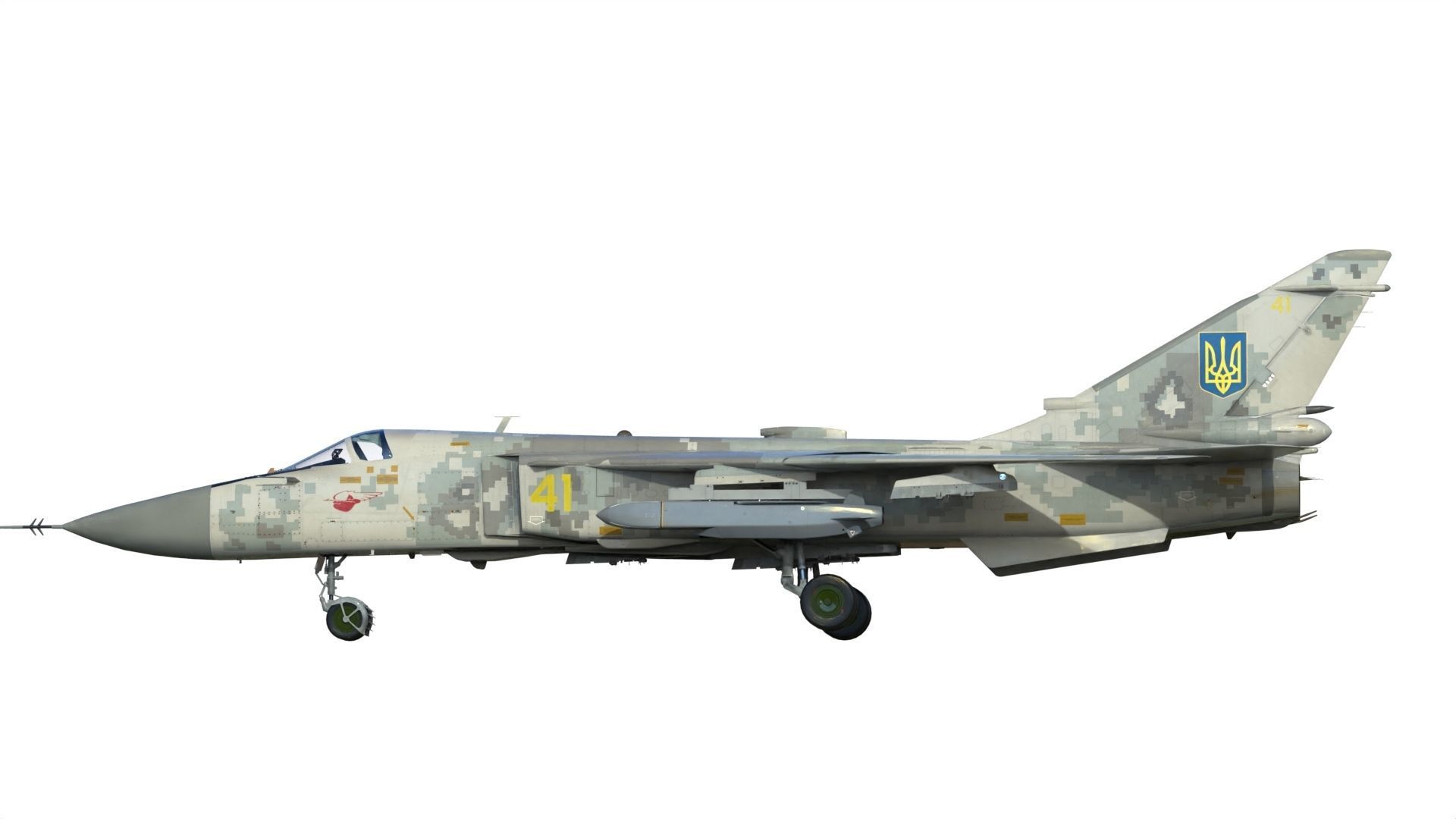 Su-24 Storm shadow  SCALP EG 3D model_8