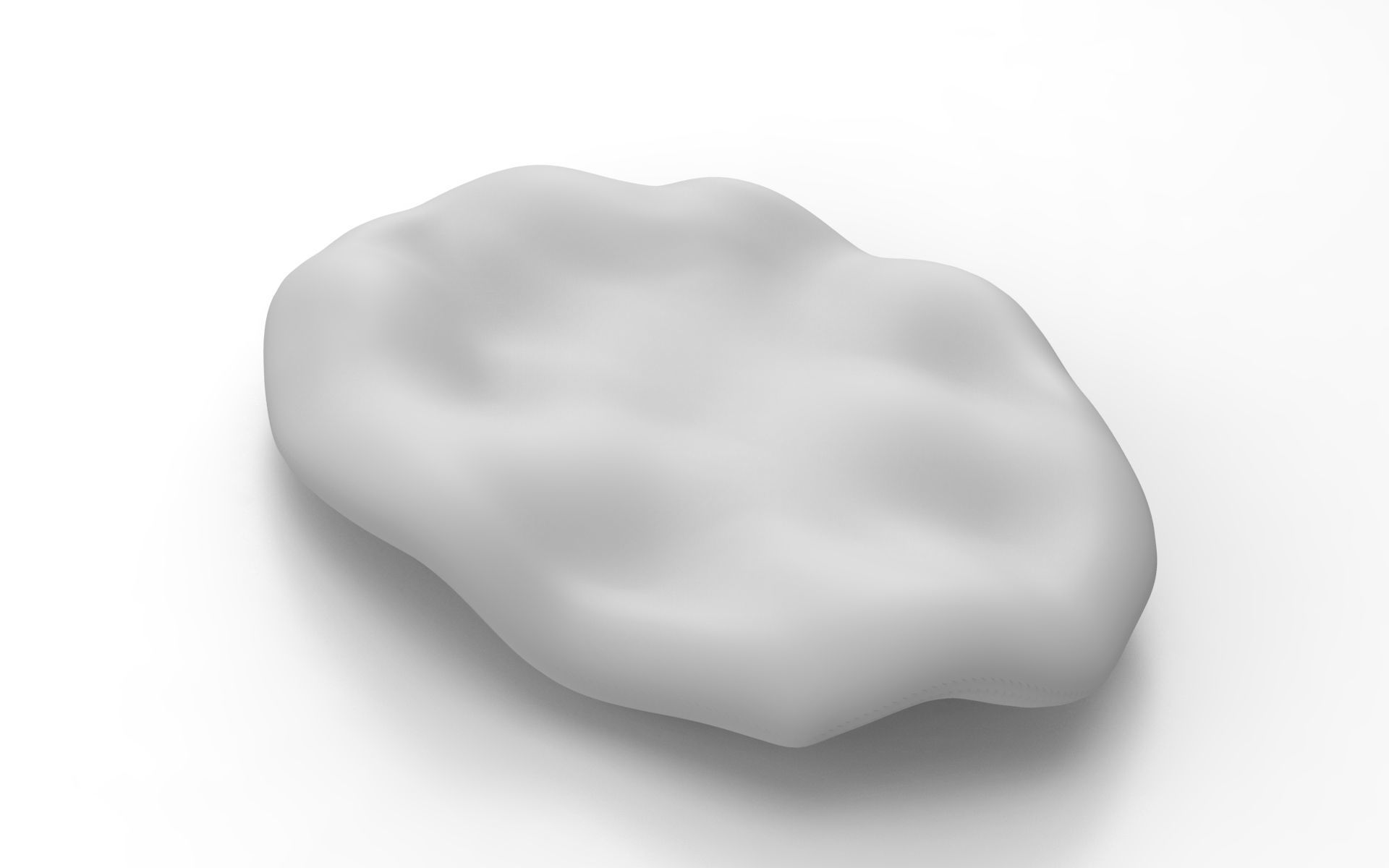 Gloh Bench Low-poly 3D model_8