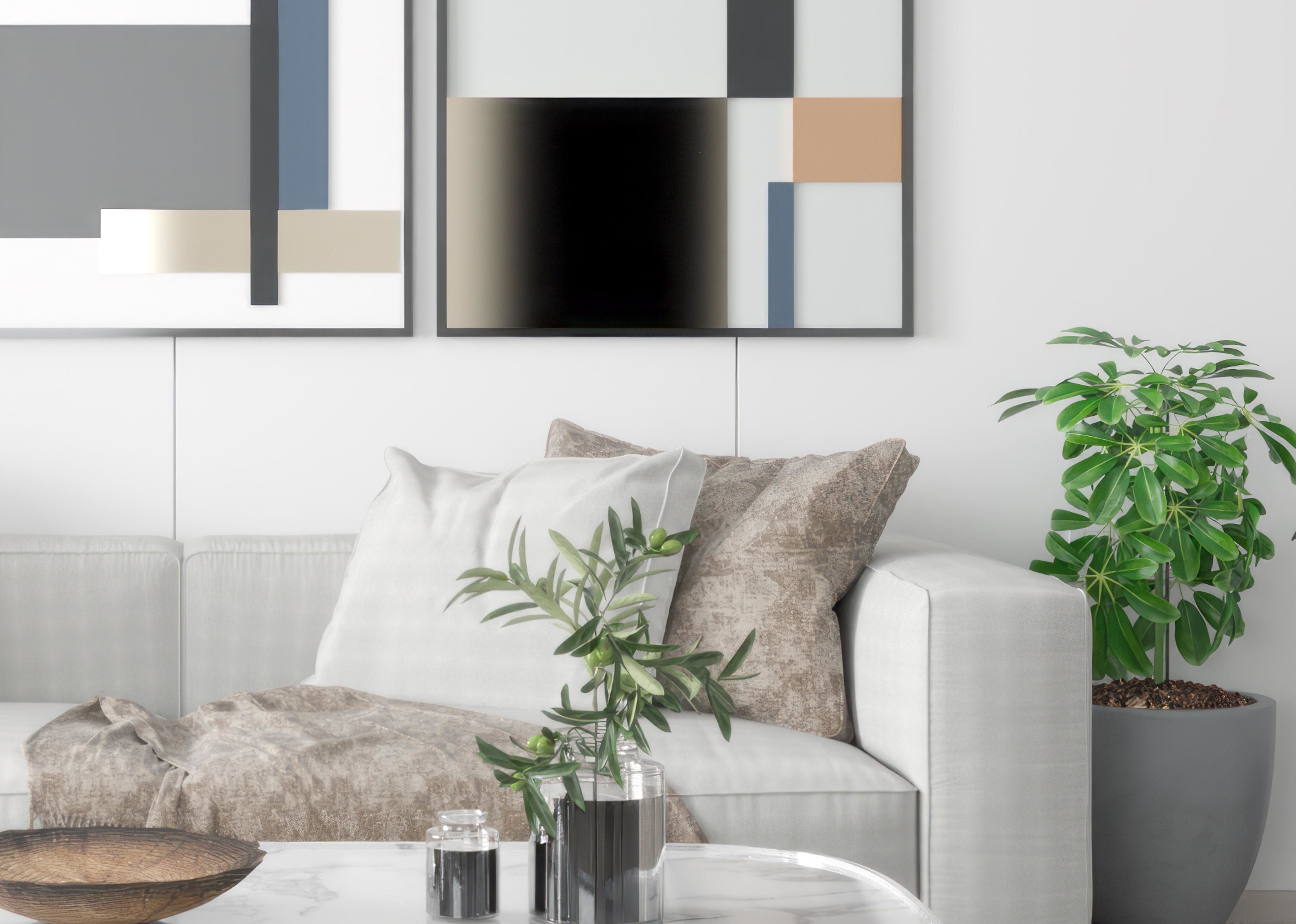 s Modern decorative painting 3D model_2