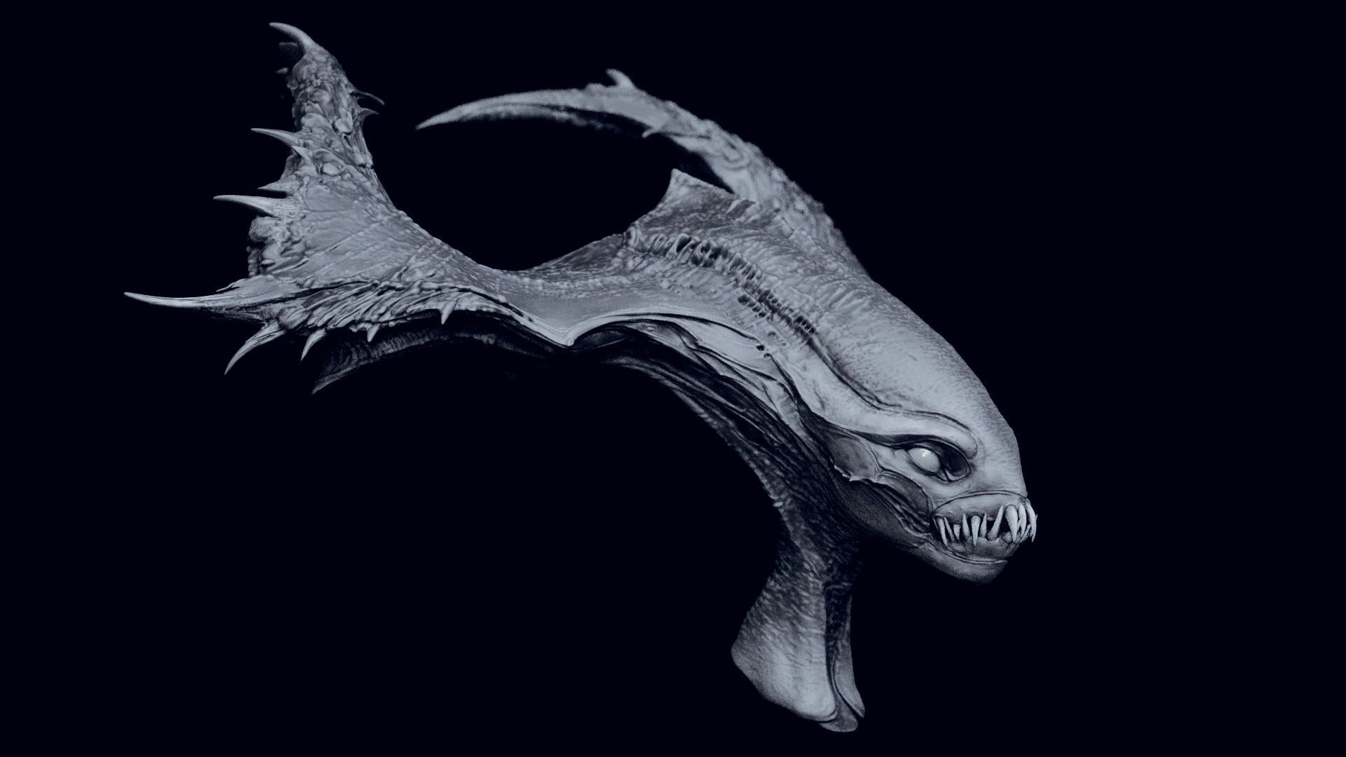 50 DEMONESS HEADS 3D model_45