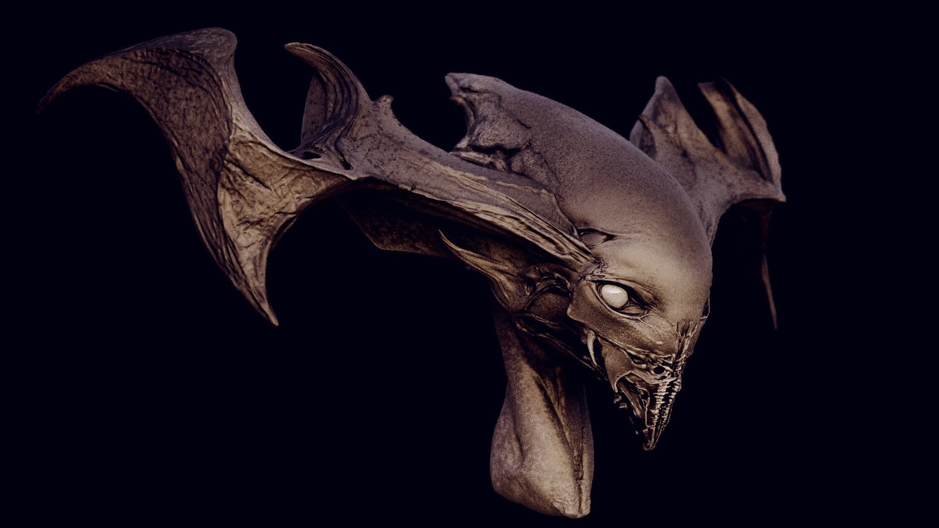 50 DEMONESS HEADS 3D model_68