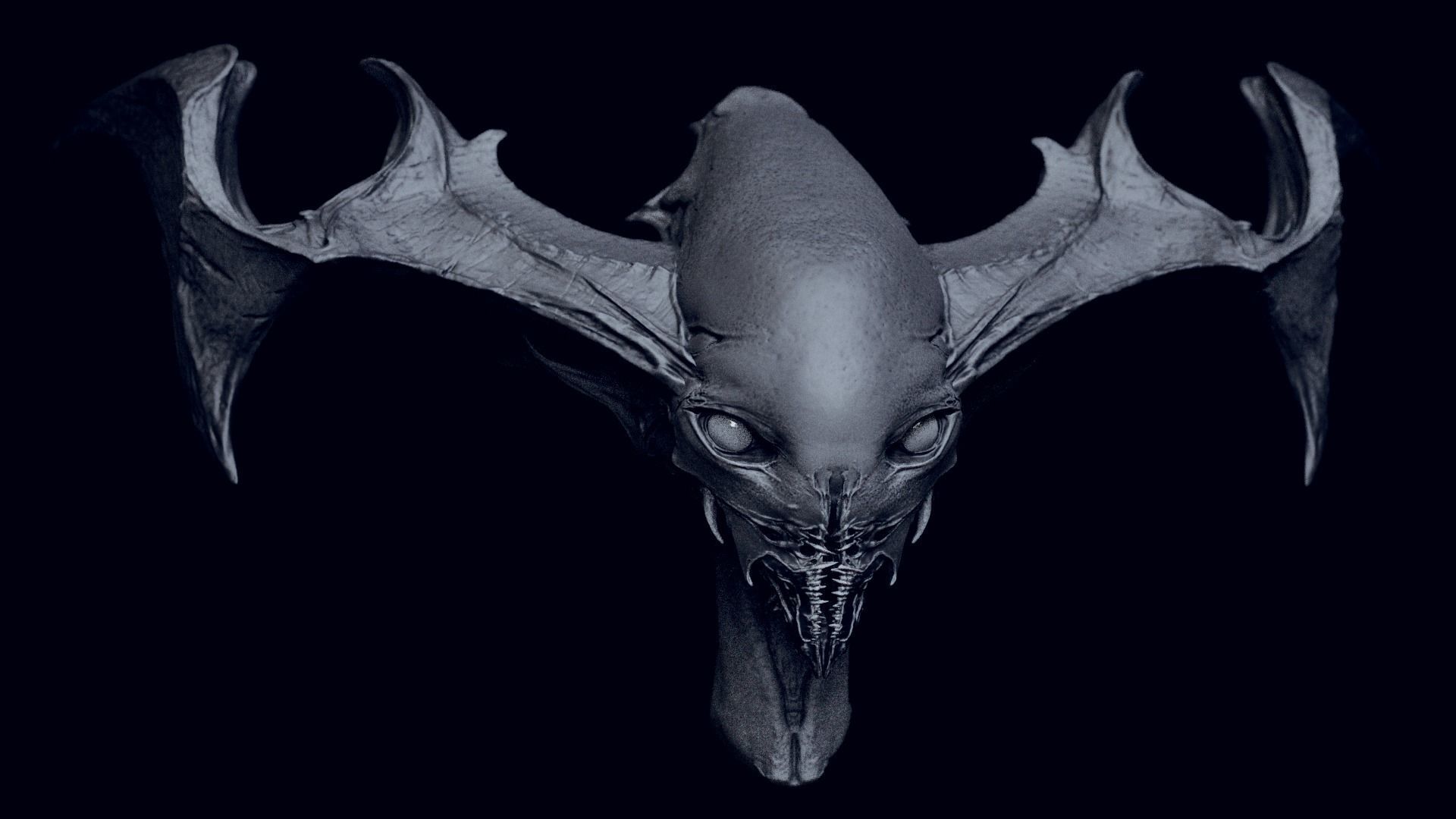 50 DEMONESS HEADS 3D model_67