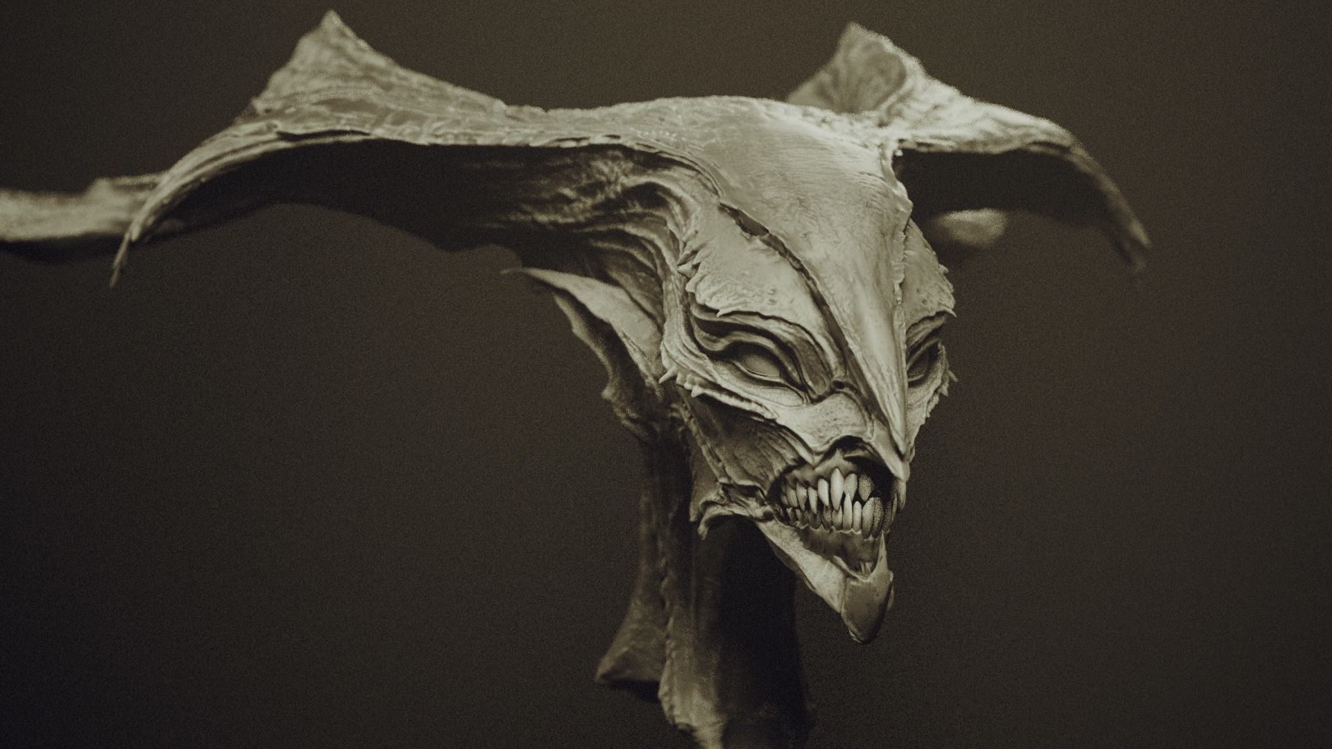 50 DEMONESS HEADS 3D model_34