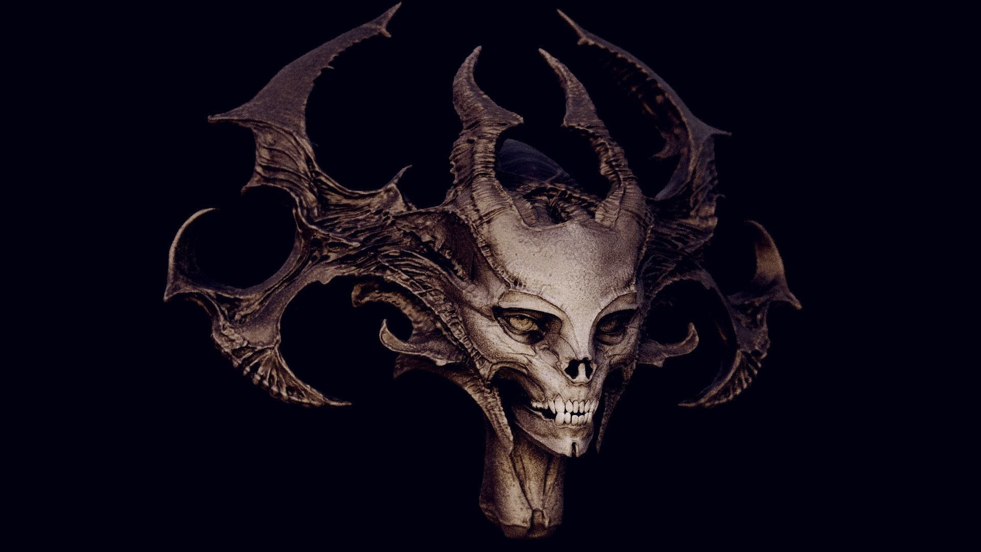 50 DEMONESS HEADS 3D model_84