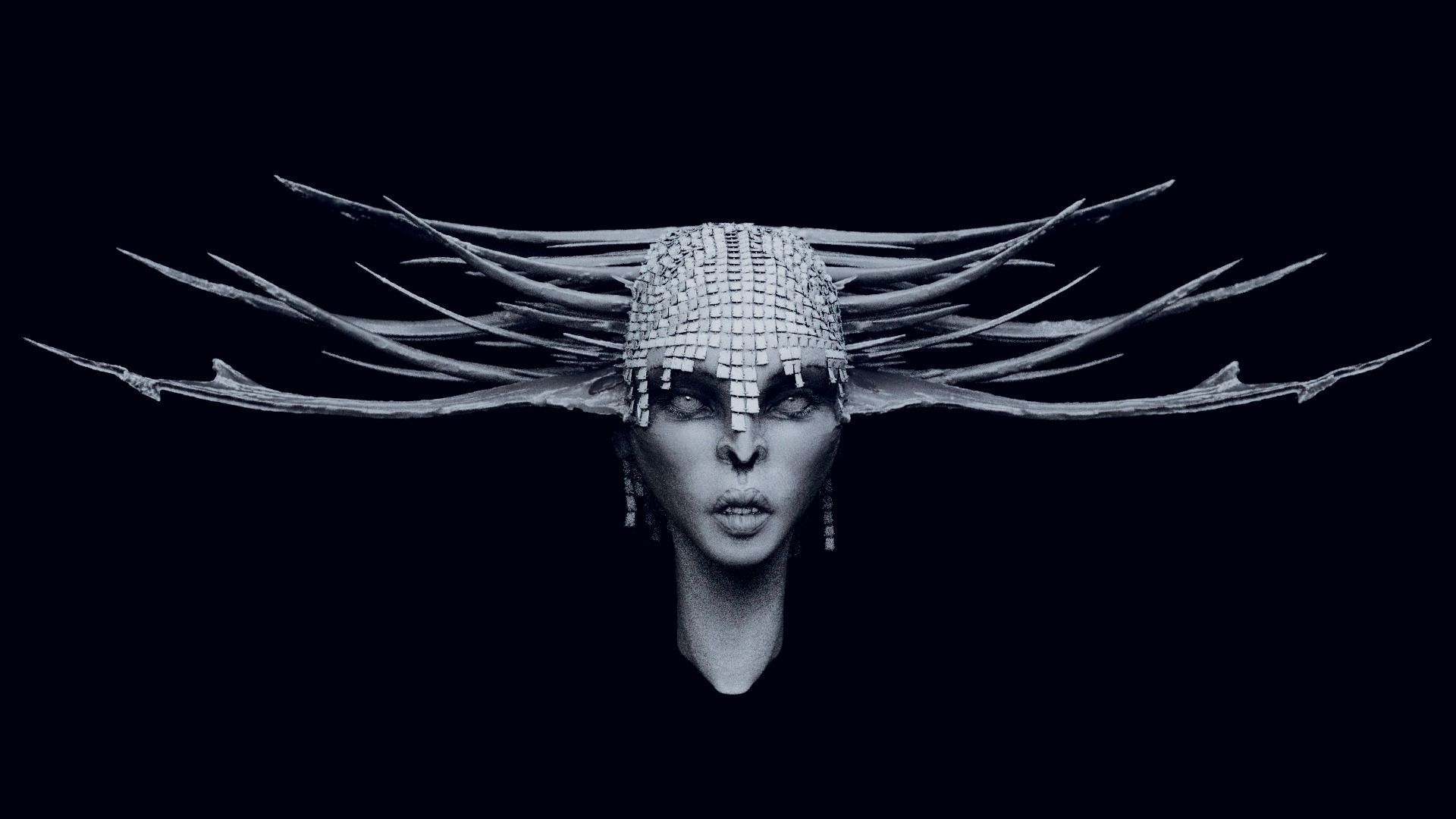 50 DEMONESS HEADS 3D model_52