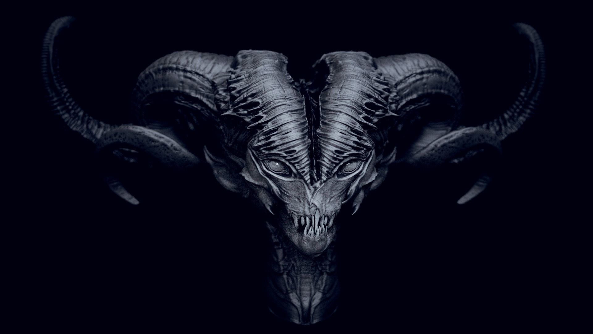 50 DEMONESS HEADS 3D model_88