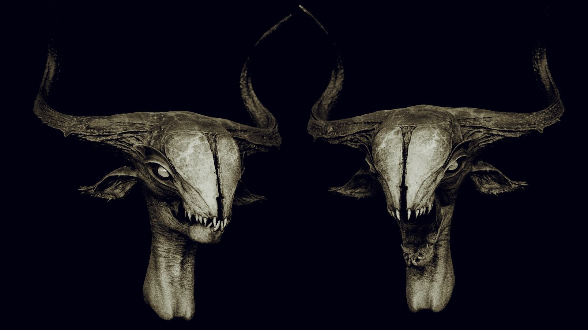 50 DEMONESS HEADS 3D model_43