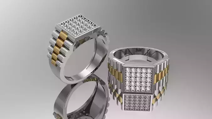 man ring designs 3D print model