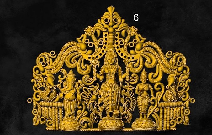 balaji thirupathi gold silver locket  3D print model