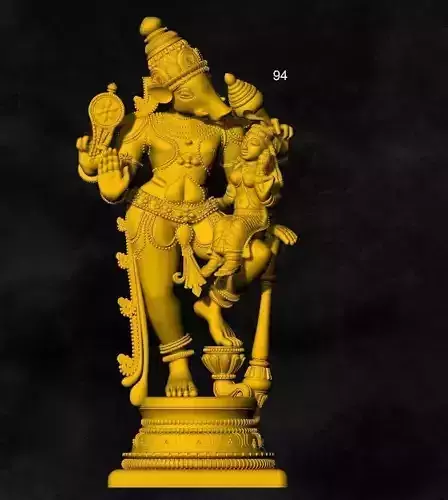 vamana avathar god silvet gold pendent locket