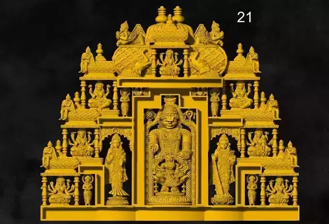 thirupathi balaji temple gali gopuram gold silver locket pendent