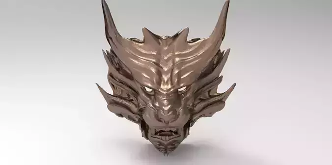 Samurai Jaguar Mask 4 3D model