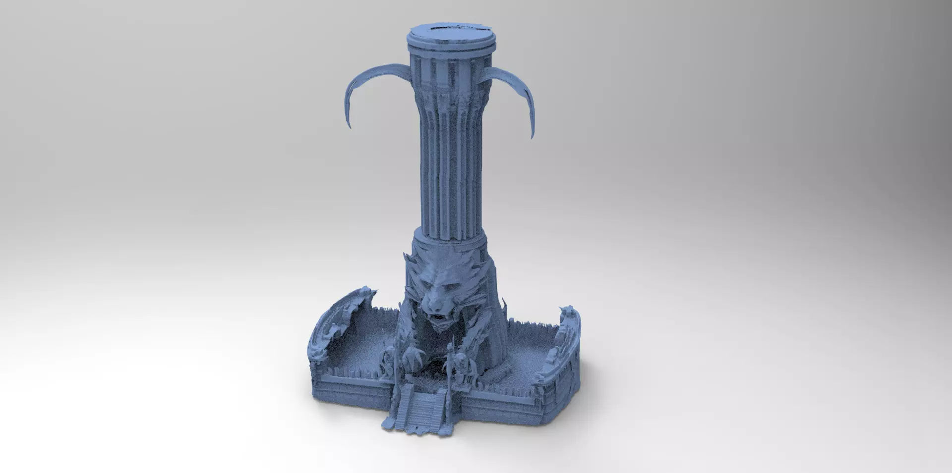 Jaguar Tower Monument 1  3D model_0