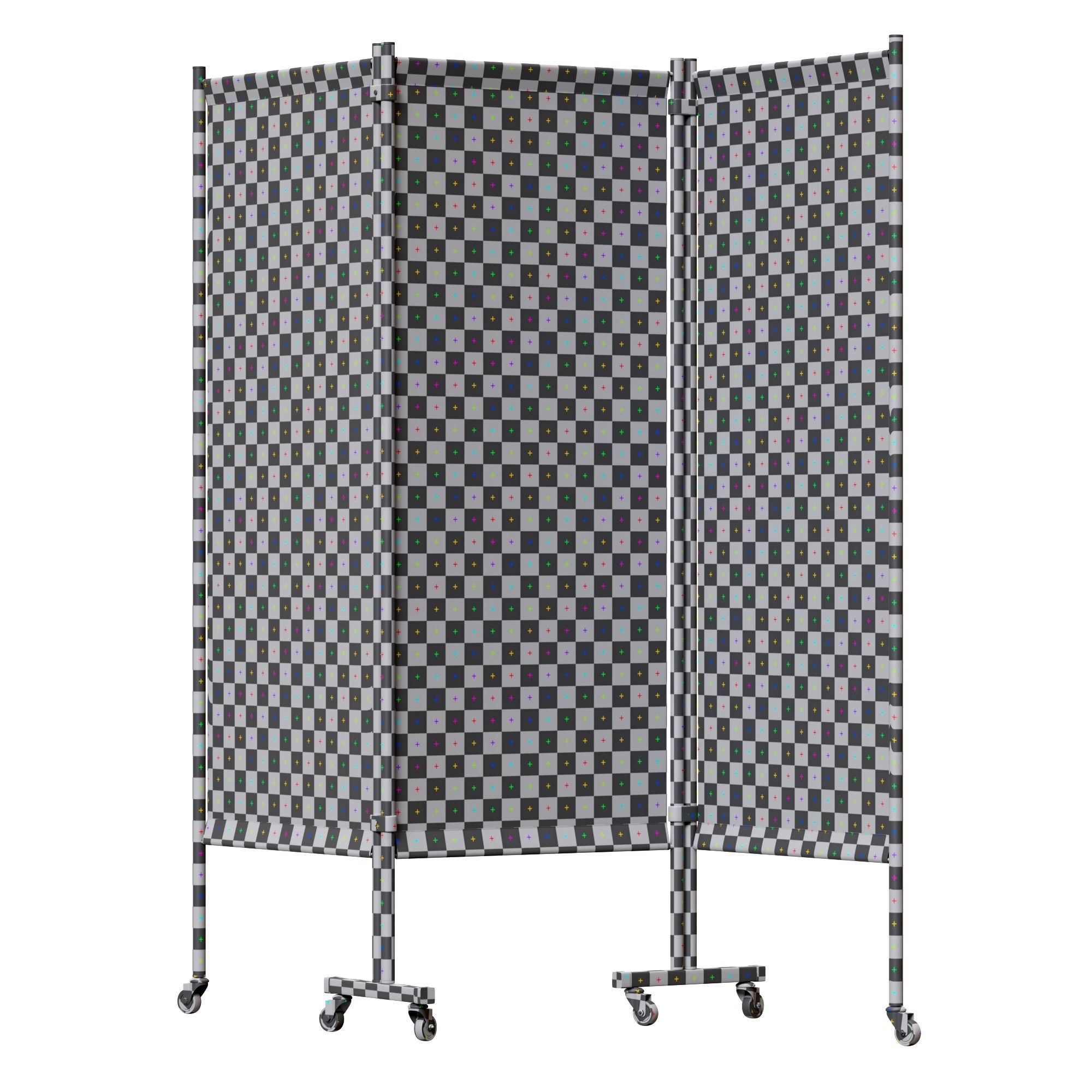 Medical Screen Low-poly 3D model_22