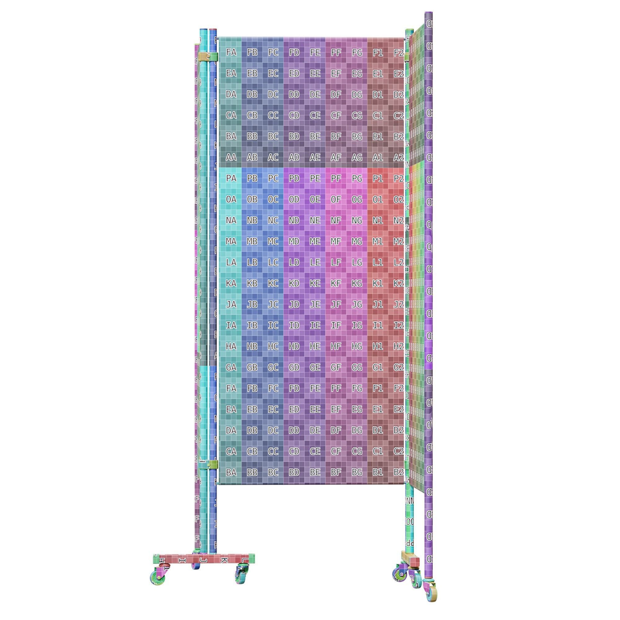 Medical Screen Low-poly 3D model_25