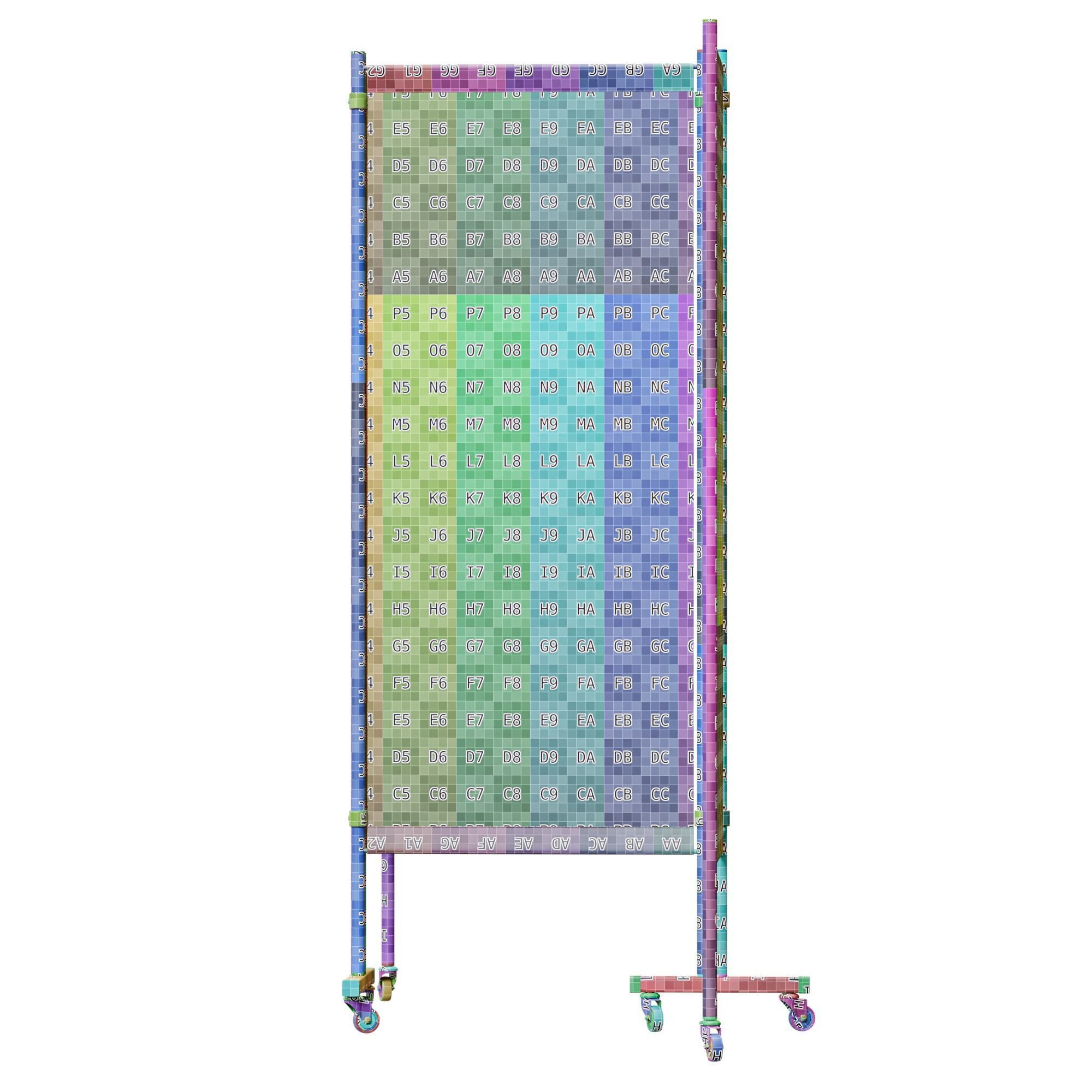 Medical Screen Low-poly 3D model_26