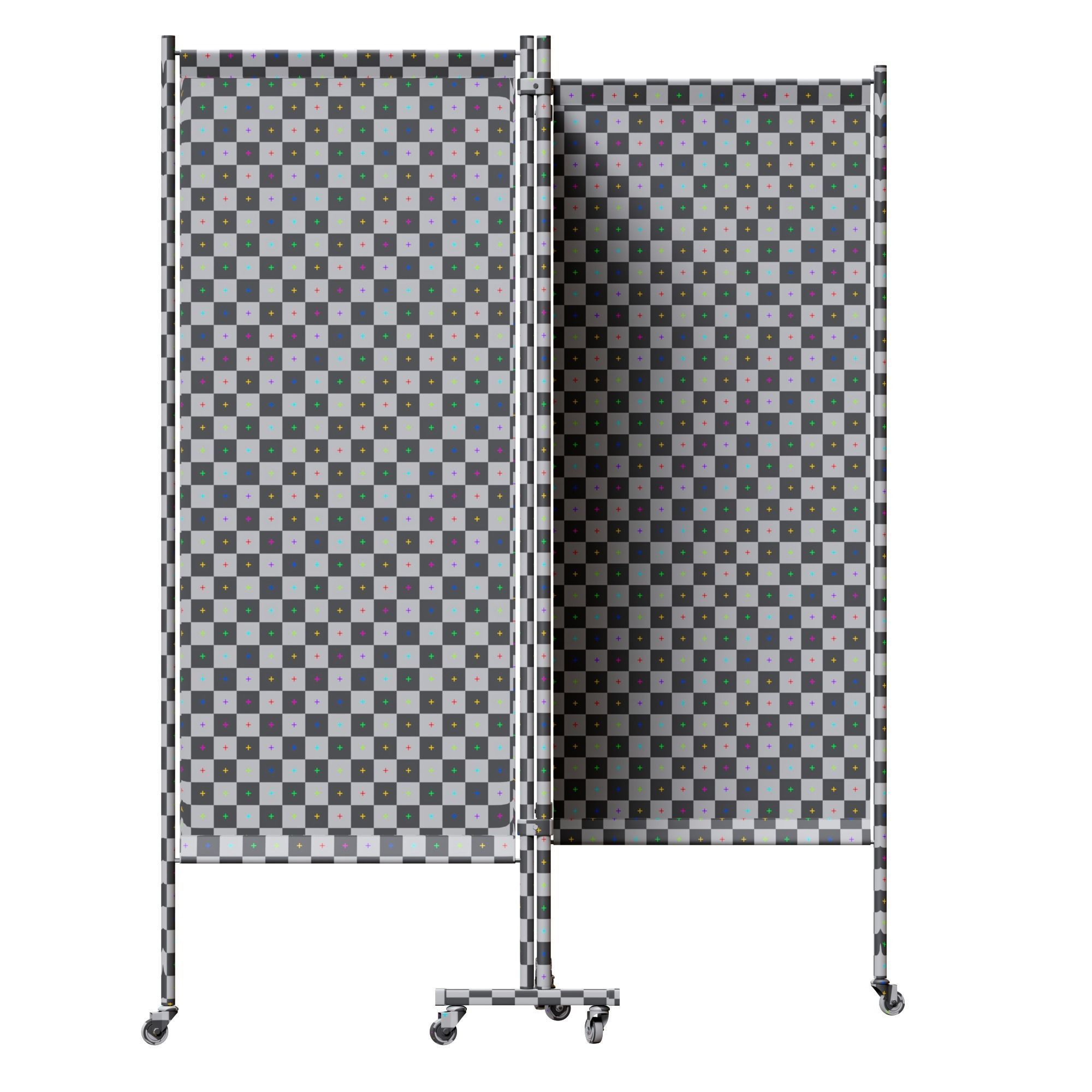 Medical Screen Low-poly 3D model_20