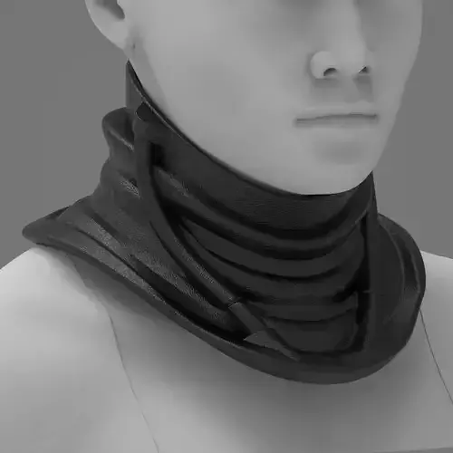 Yoroi Tenrai Spartan Cosplay Neckseal 3D print model