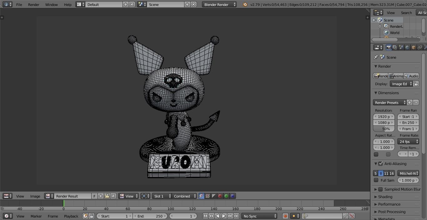 KUROMI - SANRIO 3D print model_2