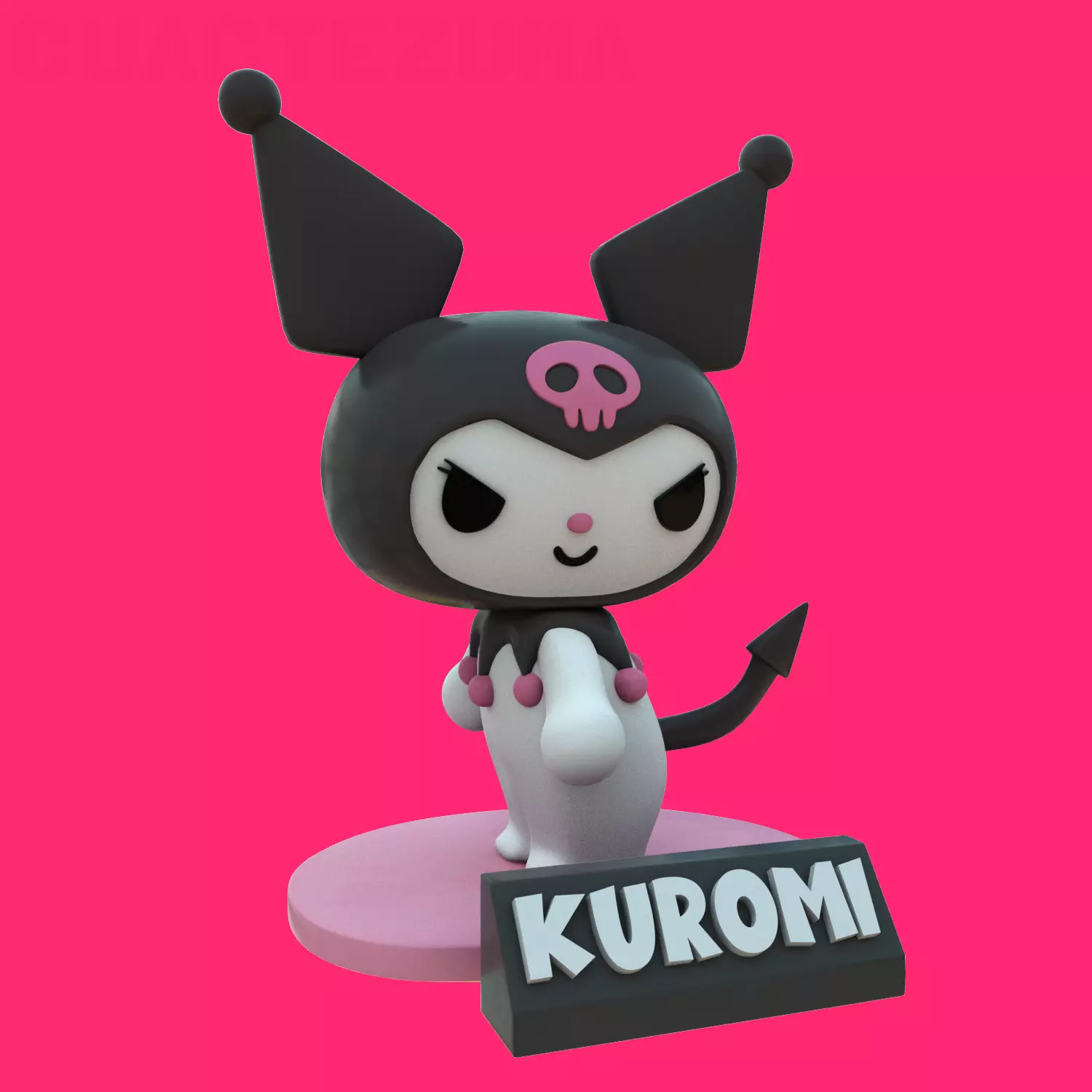 KUROMI - SANRIO 3D print model_0