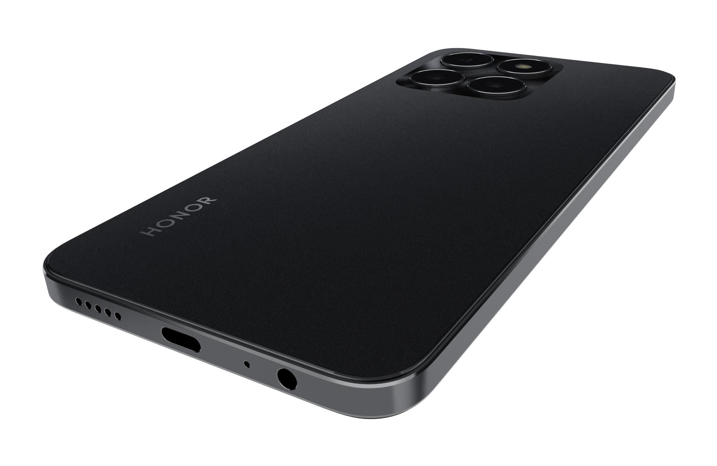 Honor X6a Black 3D model_15