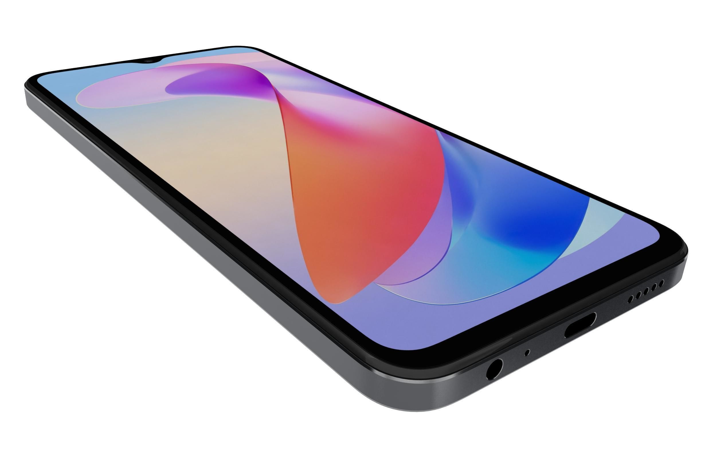 Honor X6a Black 3D model_13