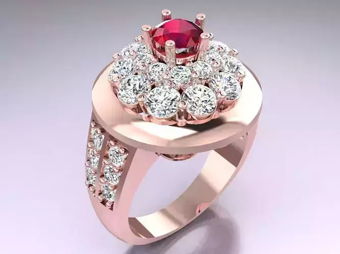 Diamond Ring - N3209 3D print model