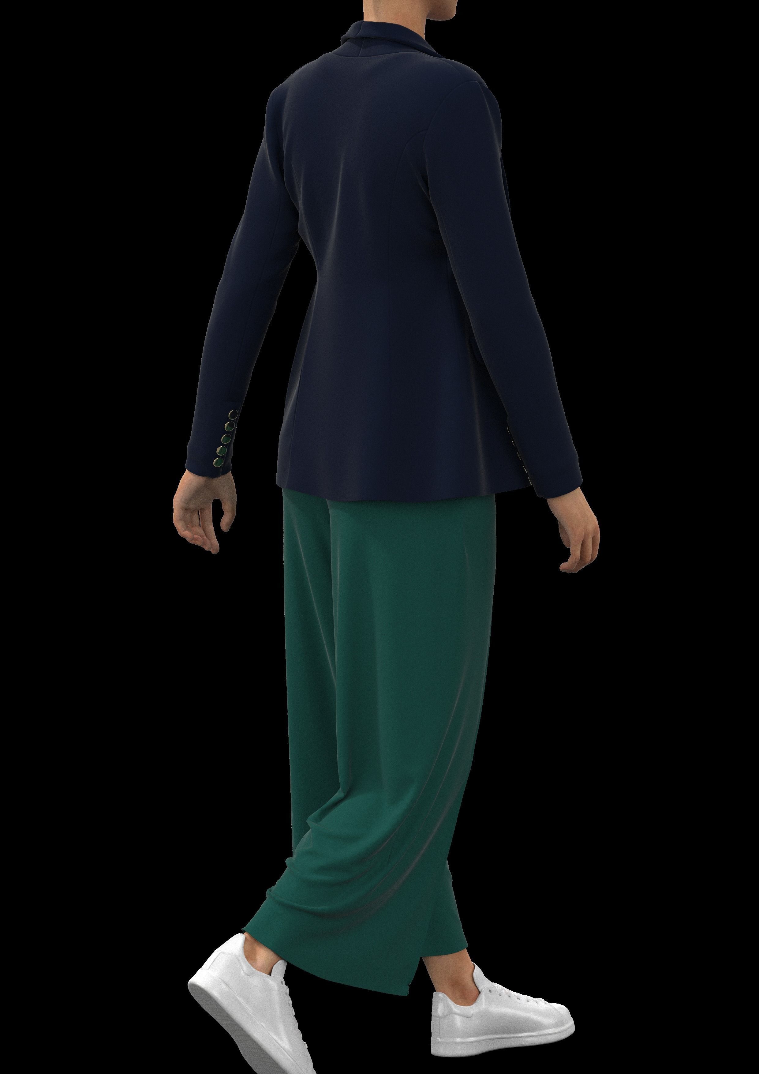 3 sets of Kate Middleton Outfits   3D model_10